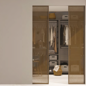 Puerta cristal corredera.