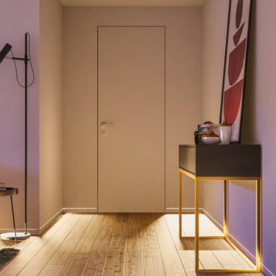 Rodapié rasomuro Rodapié a ras de pared.